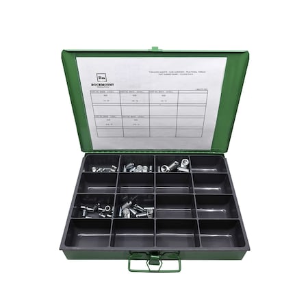 Rockmount Research And Alloys Thread Repair Kit, Zinc Plated Steel, 50 Inserts 90486C